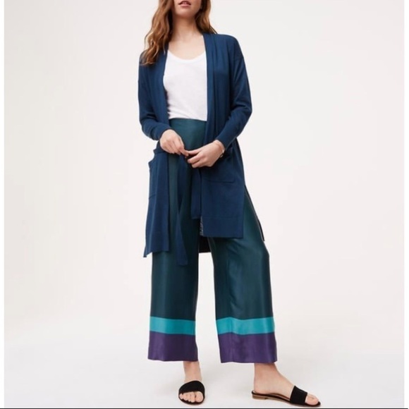 LOFT Belted Open Cardigan - Picture 1 of 1